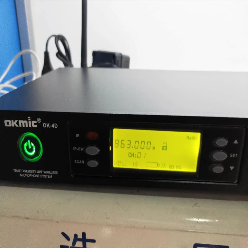 Новый горячий OKMIC OK 4D 2H Профессиональный UHF/PLL истинное разнообразие