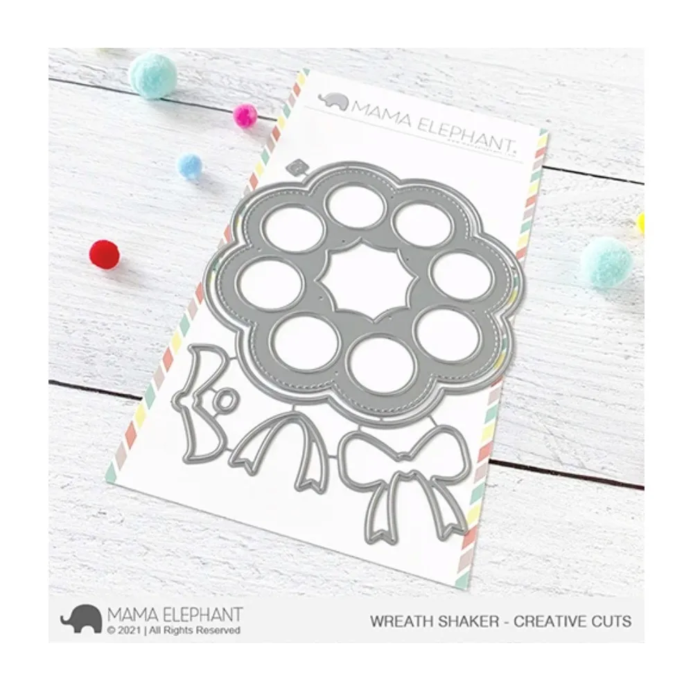 

2021 New Product Hot Sale Christmas Decoration Wreath Shake Bottle Creative Metal Cutting Dies Diy Making Scrapbook Crafts