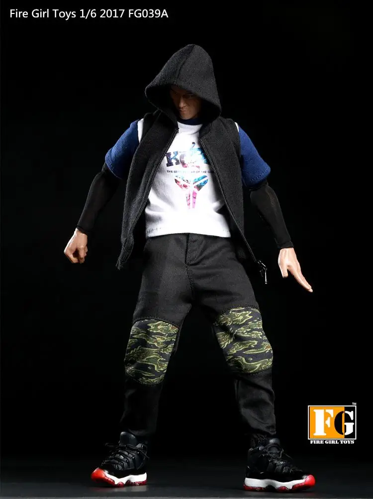 Mnotht 1/6 аксессуары огонь девушка человек игрушки FG039 крутой кулачок костюм B для 12