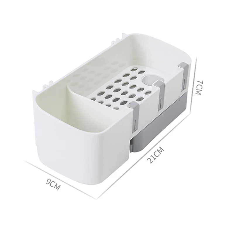 

Punch-free Hair Dryer Storage Rack Holder Multifunctional Bathroom Storage Shelf Organizer B88