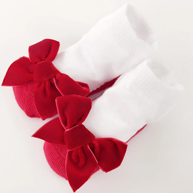 

Spring Autumn Winter Bowknot Baby Girls Socks Cotton Spring Socks For Children Princess Socks For Newborn Baby Clothing Meias
