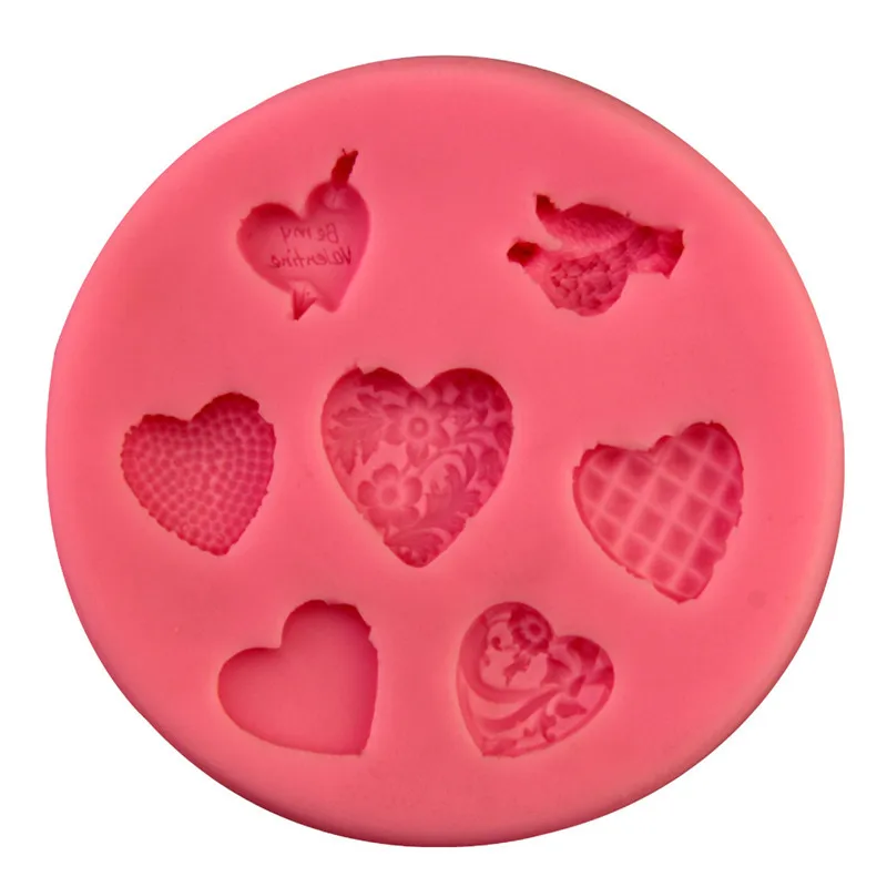 Любовь мандаринка утка помадка форма для торта инструмент жидкий силиконовый
