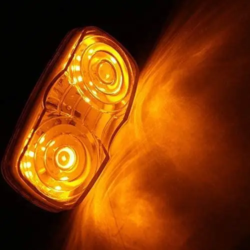 

14pcs/set Trailer Marker Led Light Clearance Light Red/amber Indicator For Car Trunk