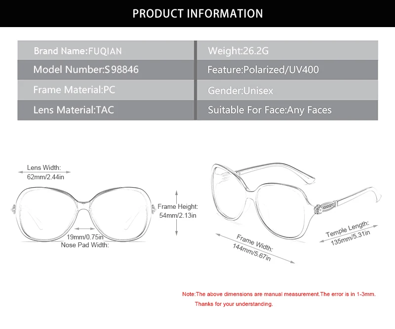SUNWEAR, Новое поступление, негабаритные квадратные поляризованные женские солнцезащитные очки, фирменный дизайн, розовые дужки, солнцезащитные очки, женские безопасные очки для вождения