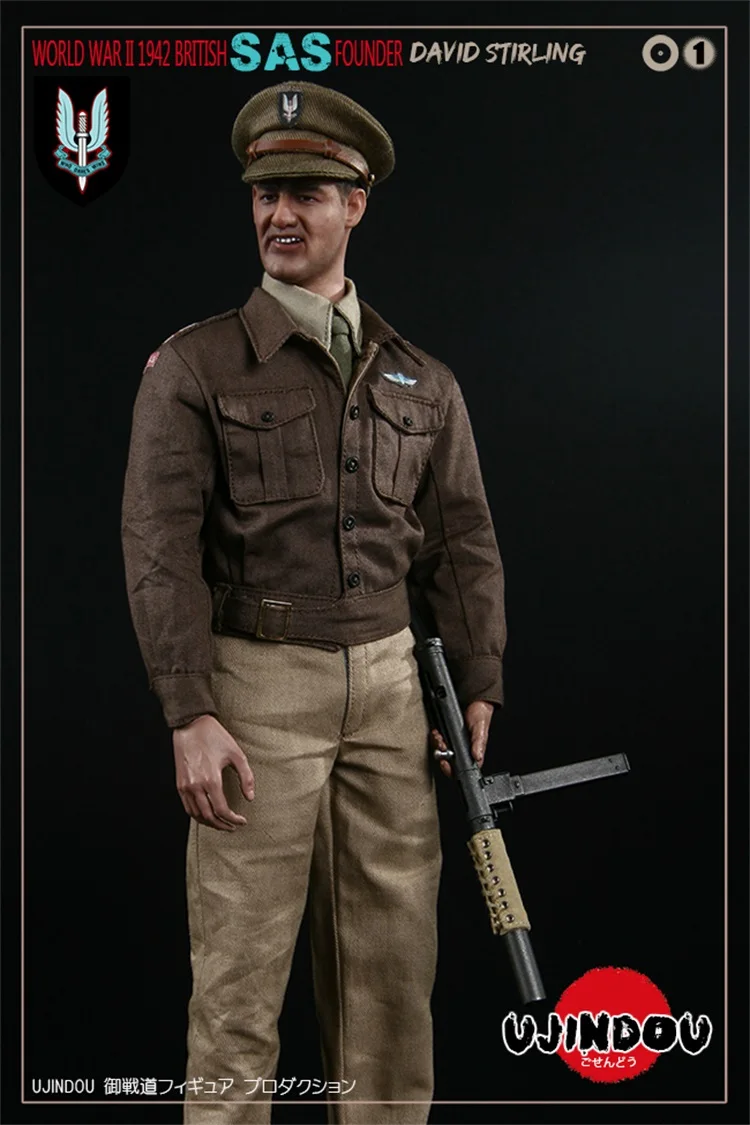 UJINDOU UD90001 WWII BRITISH SAS FOUNDER DAVID STIRLING 1942 1/6 Figure | Игрушки и хобби