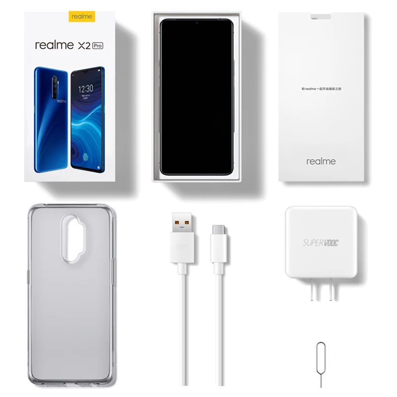 Оригинальный флагманский мобильный телефон realme X2 Pro 12 Гб 256 ГБ Snapdragon 855Plus 6 5