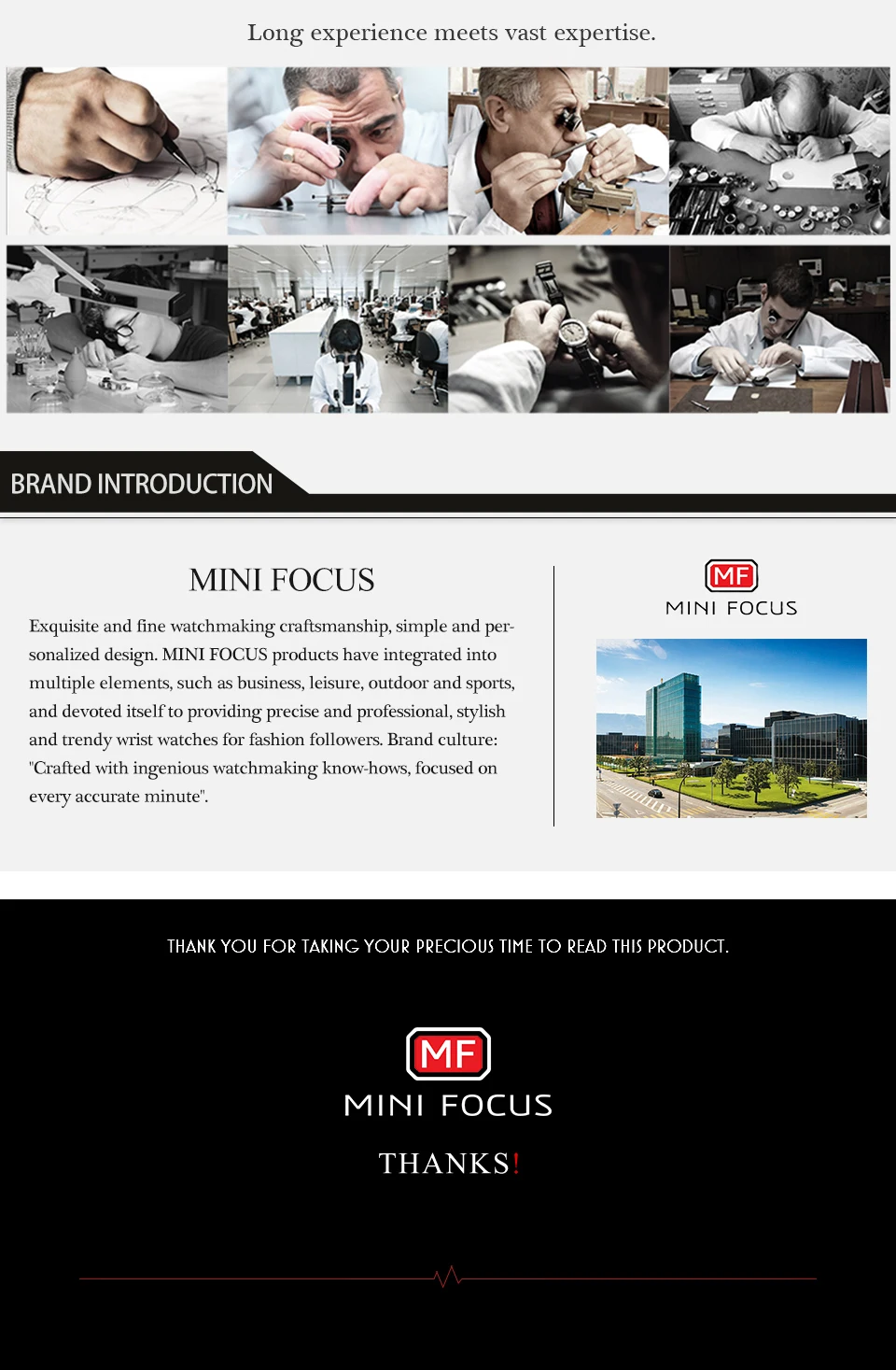 MINI FOCUS quartzhorloge voor heren Waterdicht_voghion.com