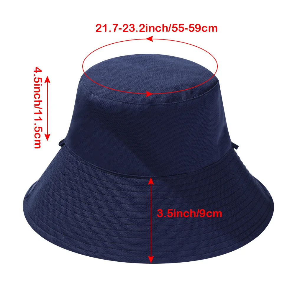 

Double-side Anti-UV Wide Brim Cotton Blend Sun Hat For Women Summer Foldable Bucket Hat Large Brim Korean Beach Visor Sun Hats