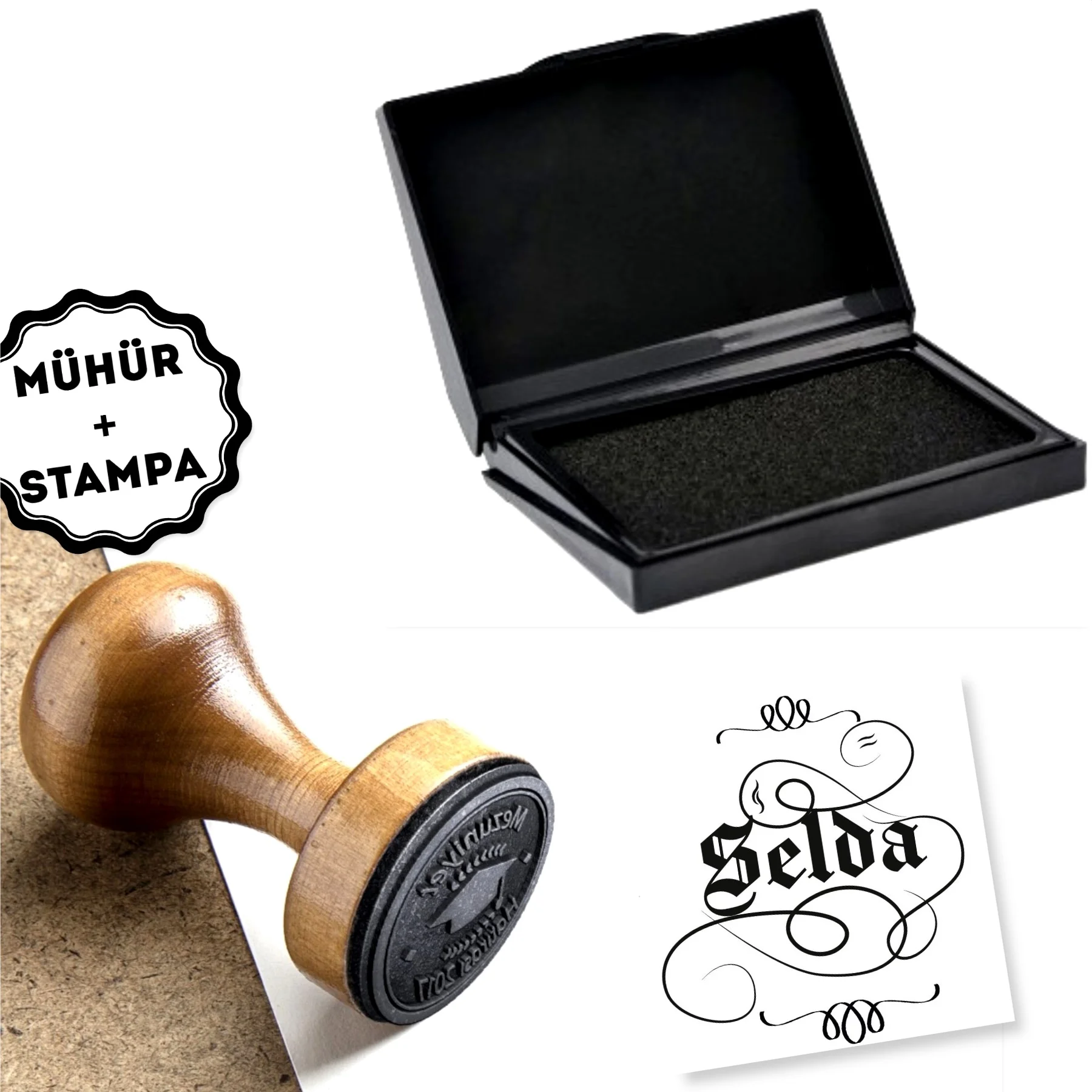 

Personalized Calligraphy Name Written Book Seal-A838