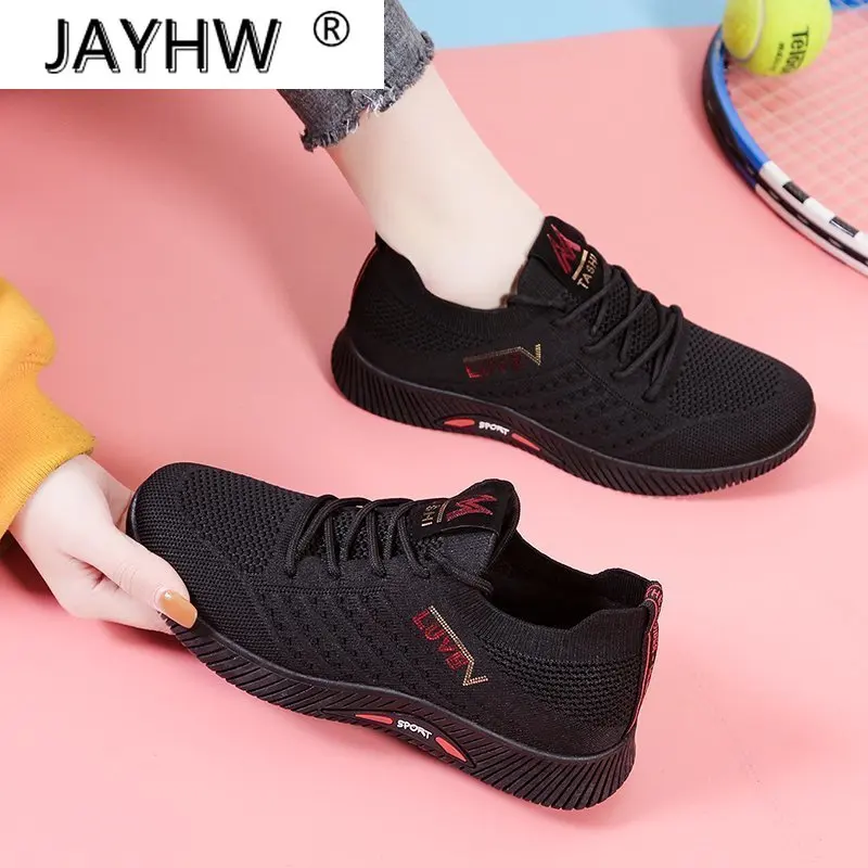 

2021 Women's Casual Sneakers All-match Women's Net Shoes Sneakers Lightweight Casual Shoes Comfortable Soft-soled Running Shoes