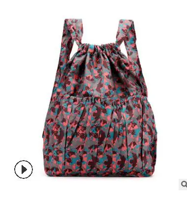 1 шт./лот модные рюкзаки Vinatge на шнурке для женщин большой емкости цветочный