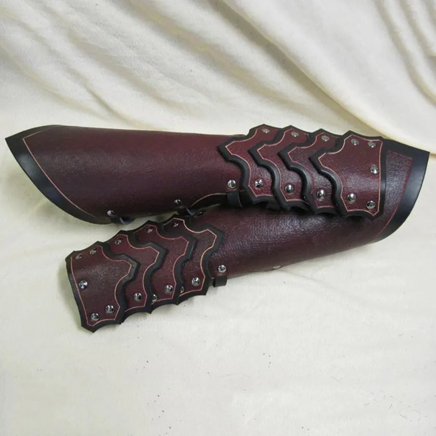Для взрослых в средневековом стиле боевой воин Larp Knight Arm повязка для запястья
