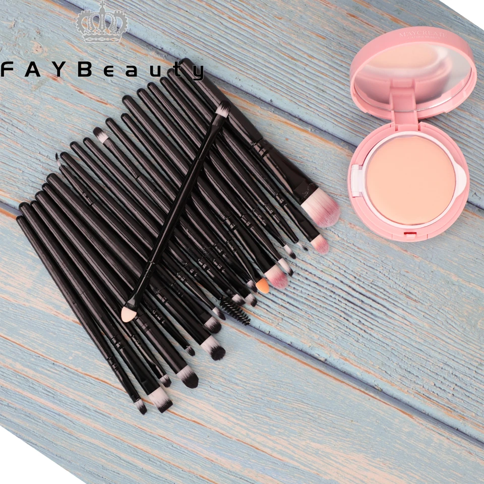 

FAYBeauty 20PCS High Quality Makeup Brushes Set Foundation Brush Eyeshadow/Eyeliner/Eyelash Brushes Beauty Cosmetics for Face