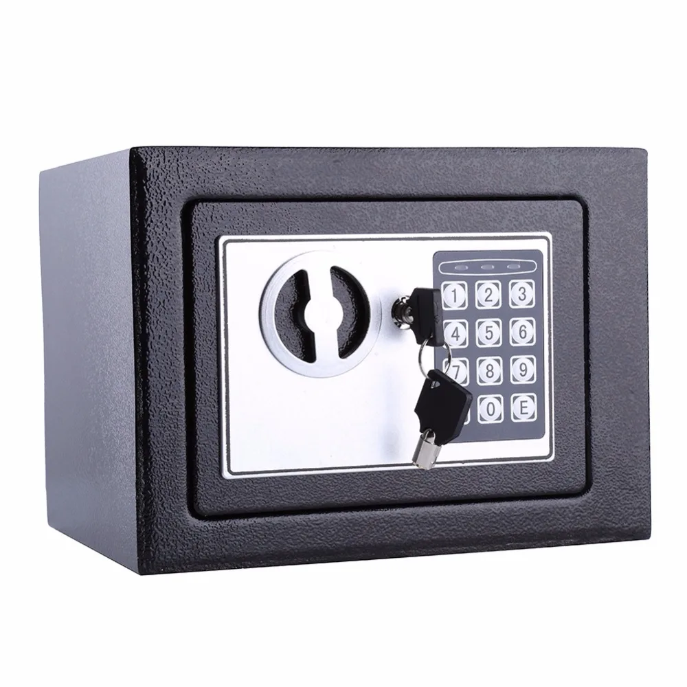 

6.4 L 8.5 L 16L Digital Safe Box Security Lock Digital Safe Storage Box Money Bank Safety Security Box Money Cash Coins Key Cash