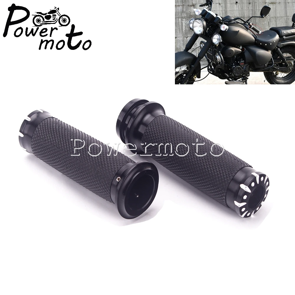 

Для Harley Touring Dyna Sportster Bobber Chopper 2008-20 1 пара мотоцикл черный руль ручка контрольная рукоятка
