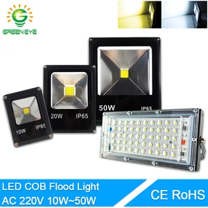 Светодиодный светильник, наружный 50 Вт 20 Вт 10 Вт, светодиодный светильник, настенный светильник, IP65 водонепроницаемый сад, 220 В, RGB светильник, квадратный светильник, светодиодный точечный светильник