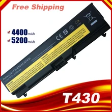 6Cell 5200mAh 10.8V 42T4757 42T4235 Laptop Battery For Lenovo ThinkPad E40 E50 L430 L530 W530 T430 T530 45N1001 42T4796