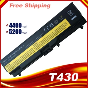 Аккумулятор для ноутбука Lenovo ThinkPad E40 E50 L430 L530 W530 T430 T530 45N1001 42T4796, 6 ячеек, 5200 мАч, 10,8 В, 42T4757, 42T4235