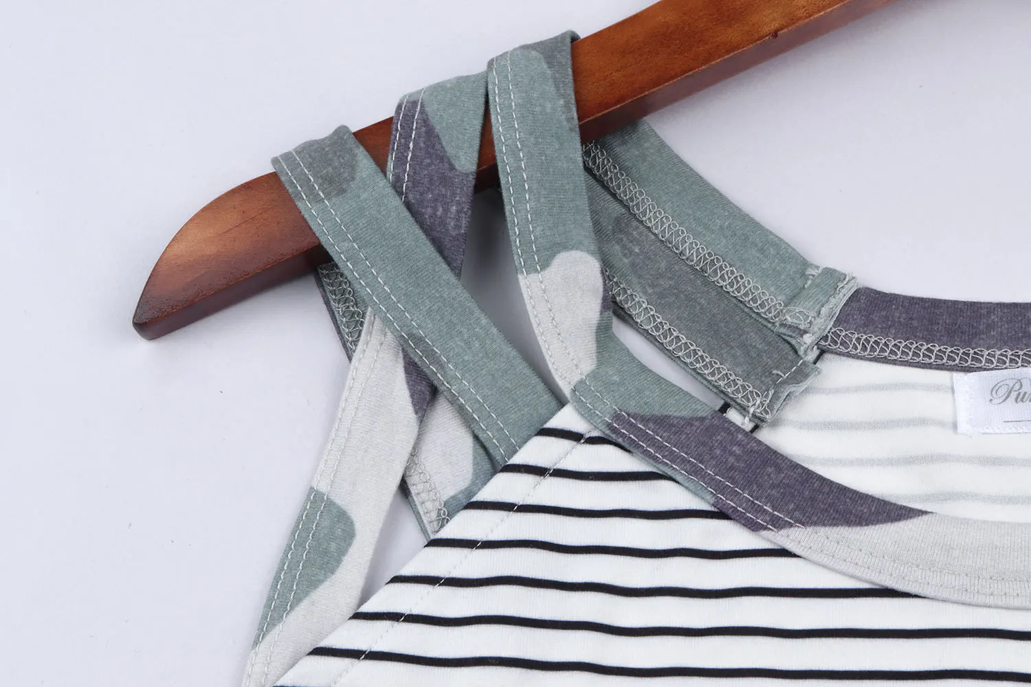 

Spring Summer Tops Women Striped Camouflage Camisole Patchwork Vest Casual Sleeveless Leopord Print T-Shirts Ladies Vintage Top