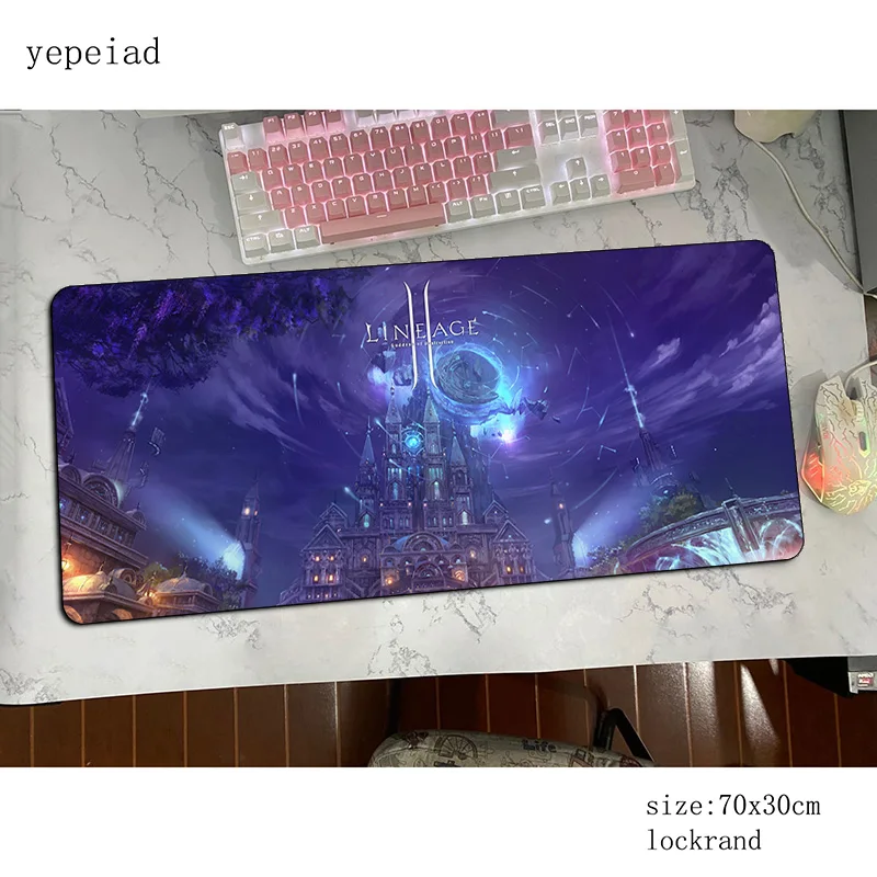 Lineage 2 padmouse 800x300x3 мм игровой коврик для мыши из натурального каучука милый