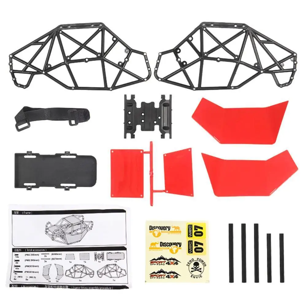 

Simulation 1/10 Tube Frame Remote Control Car Shell Model Off-road Climbing Upgrade Modified Toy Accessories