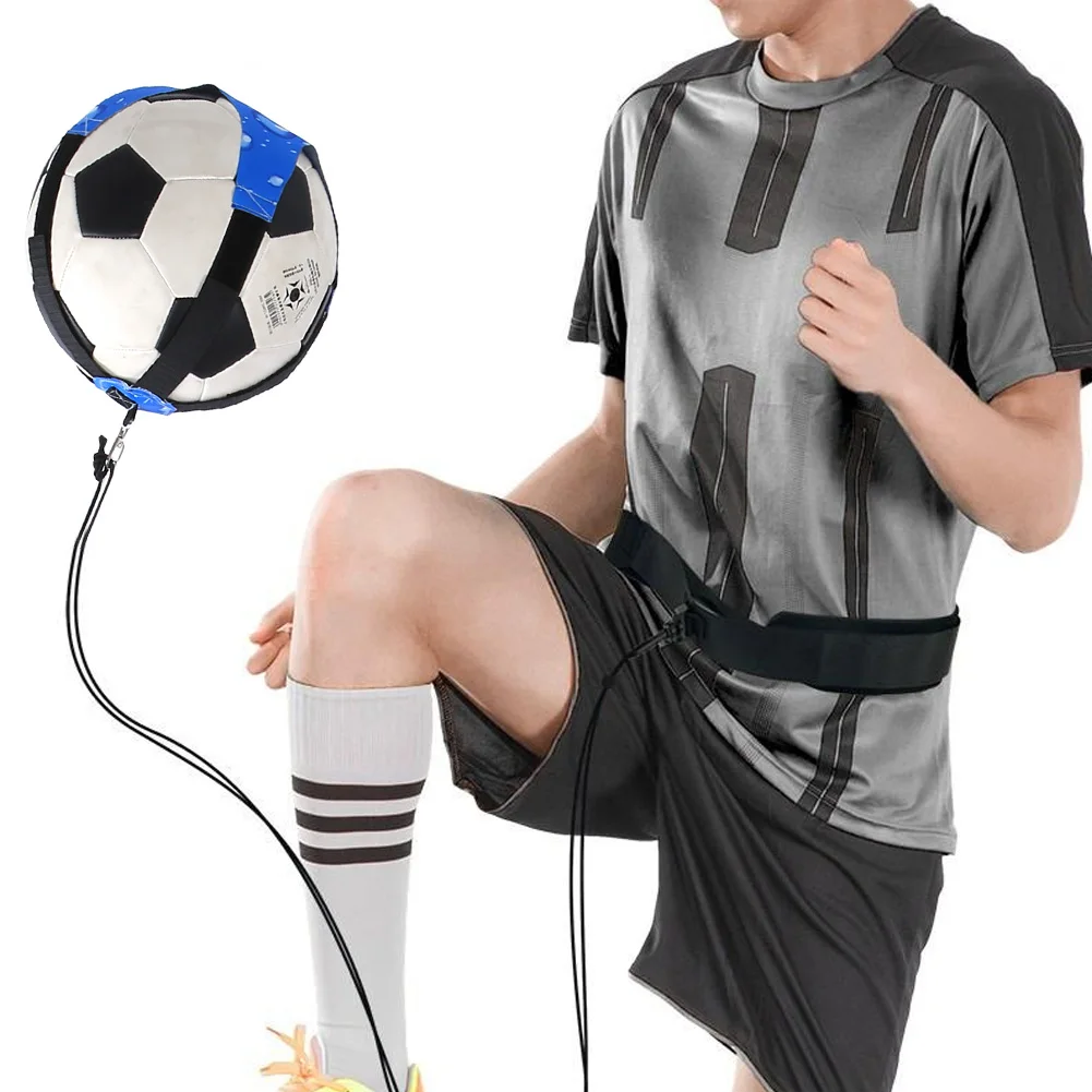 

Nylon Children Soccer Trainer Volleyball Training Auxiliary Belt Practice Serving Throwing Returning Equipments For Football