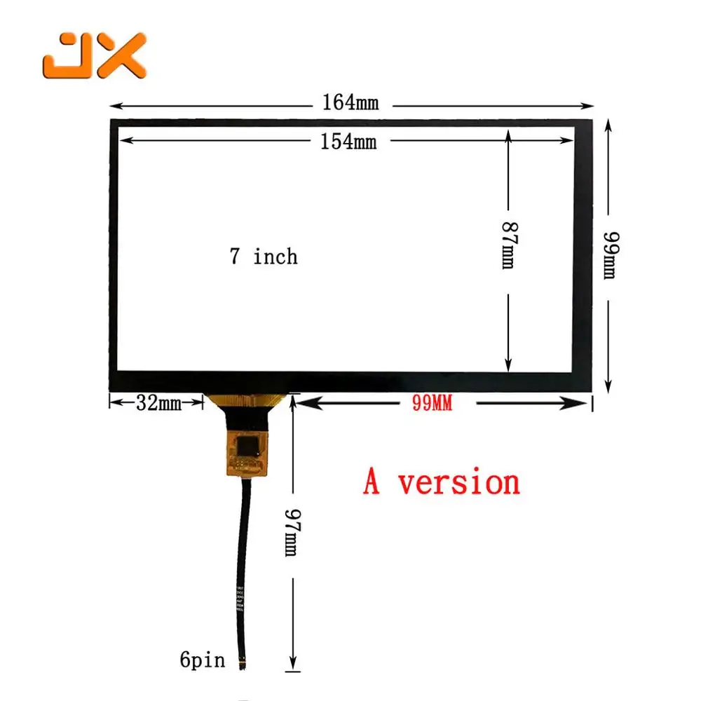 7/8/9/10.1 дюймовый USB емкостный сенсорный экран дигитайзер панель автомобильная