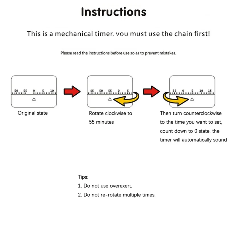 

Timer Kitchen Cooking Reminder Household Alarm Clock Mechanical Clockwork Creative Cartoon Cute Dog Soup Timer
