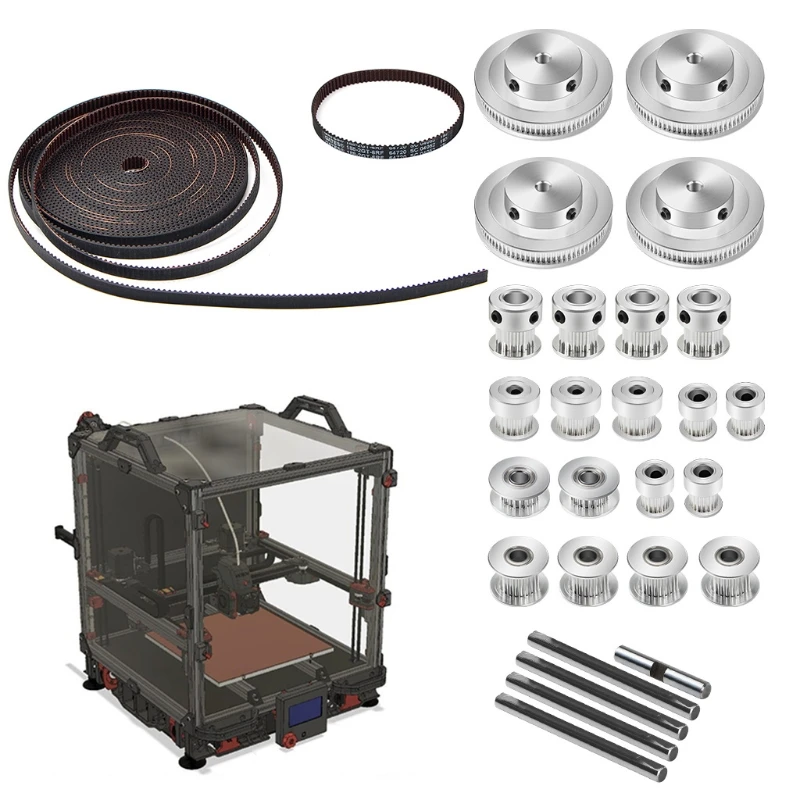 1 Set GT2 Timing Belt Drive 625 F695 2RS Synchronous Wheel for Voron V2.4 3D Printer Accessories