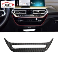 for bmw bmw x3 x4 g01 g02 2022 car central control air conditioning button cd decoration panel trim cover interior accessories