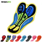 Велосипедные шорты WOSAWE для мужчин и женщин, дышащие 3D гелевые подушечки, дорожное нижнее белье для горных велосипедов, подушка для езды