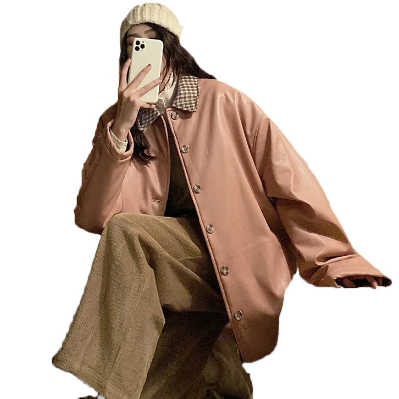 

Corduroy Pants Women's Spring and Autumn 2021 New High Waist Loose Korean Style Trendy Straight Slimming Casual Drooping