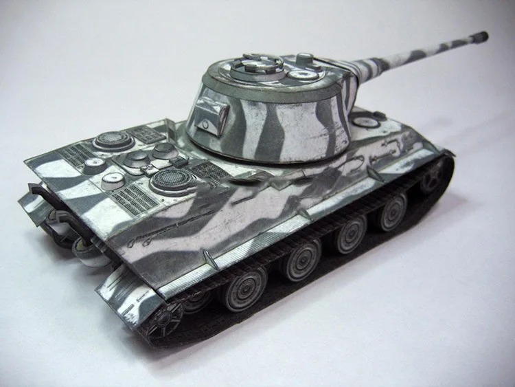 1:35 немецкий Лев тяжелый танк DIY 3D бумажная карточка модель Конструкторы развивающие игрушки военная модель строительные игрушки