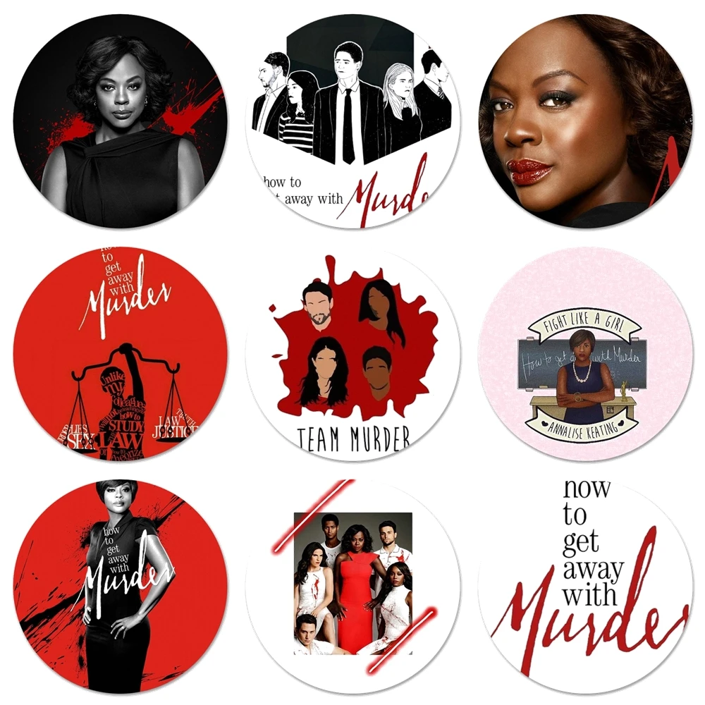 

Модные значки «как избавиться от убийц», значки, значки, украшения, броши, металлические значки для одежды, украшение для рюкзака, 58 мм