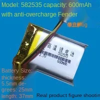 

V31 V32 V35 built-in battery 3.7V polymer high temperature resistant lithium battery 582535 For Games Accessories Battery