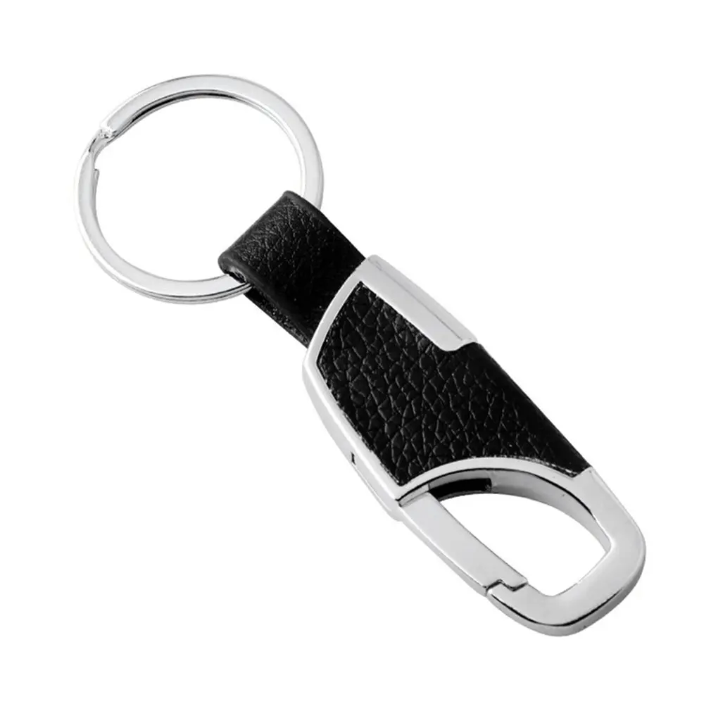 

Men's Classic Leather Keychain Abstract Modeling Car Business Keychain Creative Pendant Waist Hanging Key Ring Car Key Holder
