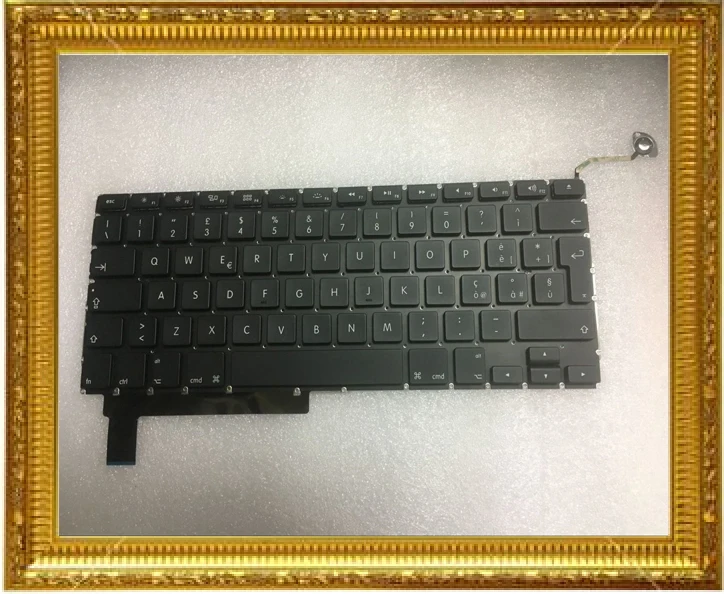 Клавиатура для ноутбука 15 4 дюйма A1286 клавиатура Macbook Pro дюймов итальянская IT ITA 2009