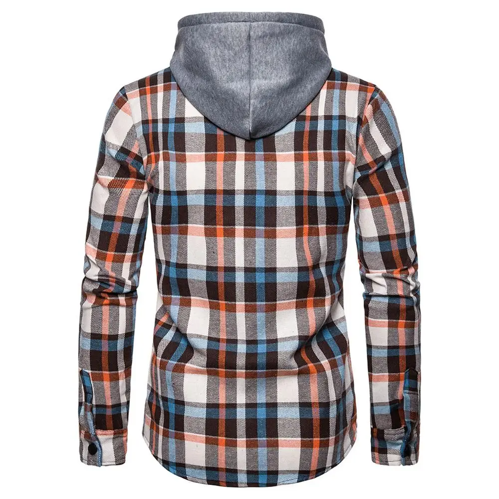 2019 горячая Распродажа качественные клетчатые рубашки толстовки Верхняя одежда с