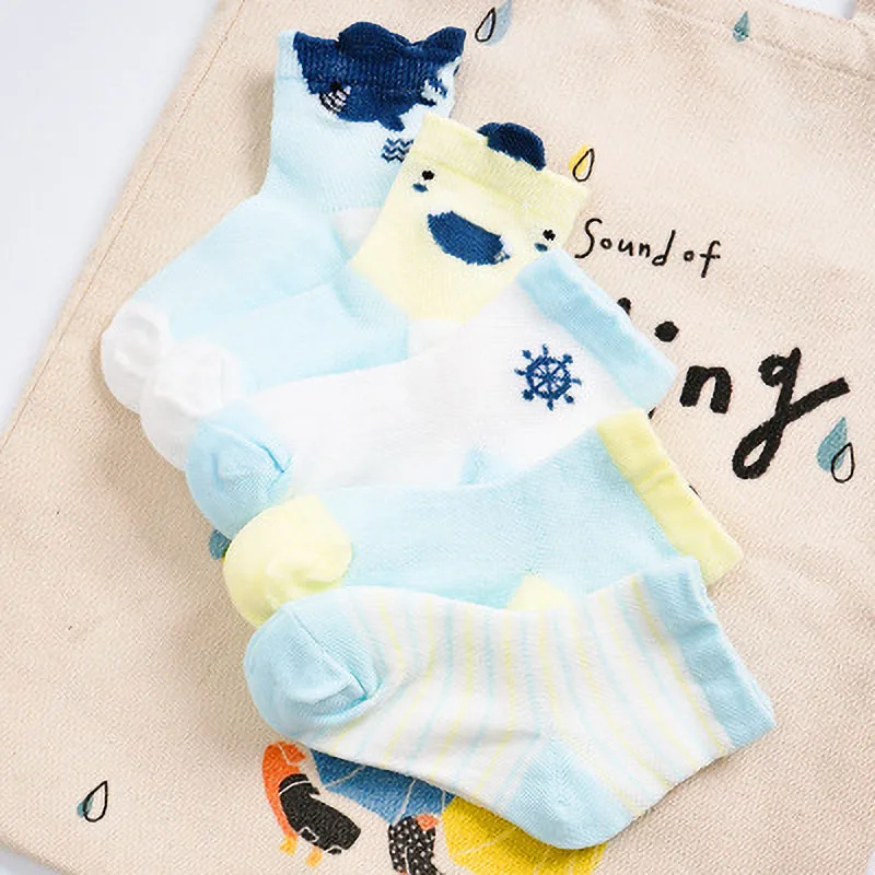 5 пар носков детские зимние носки для девочек и мальчиков теплые хлопковые