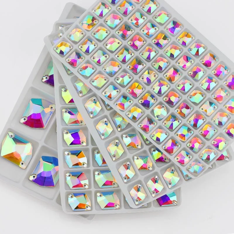 Стразы для шитья всех размеров кристаллы AB ab стразы s свадебных платьев одежды
