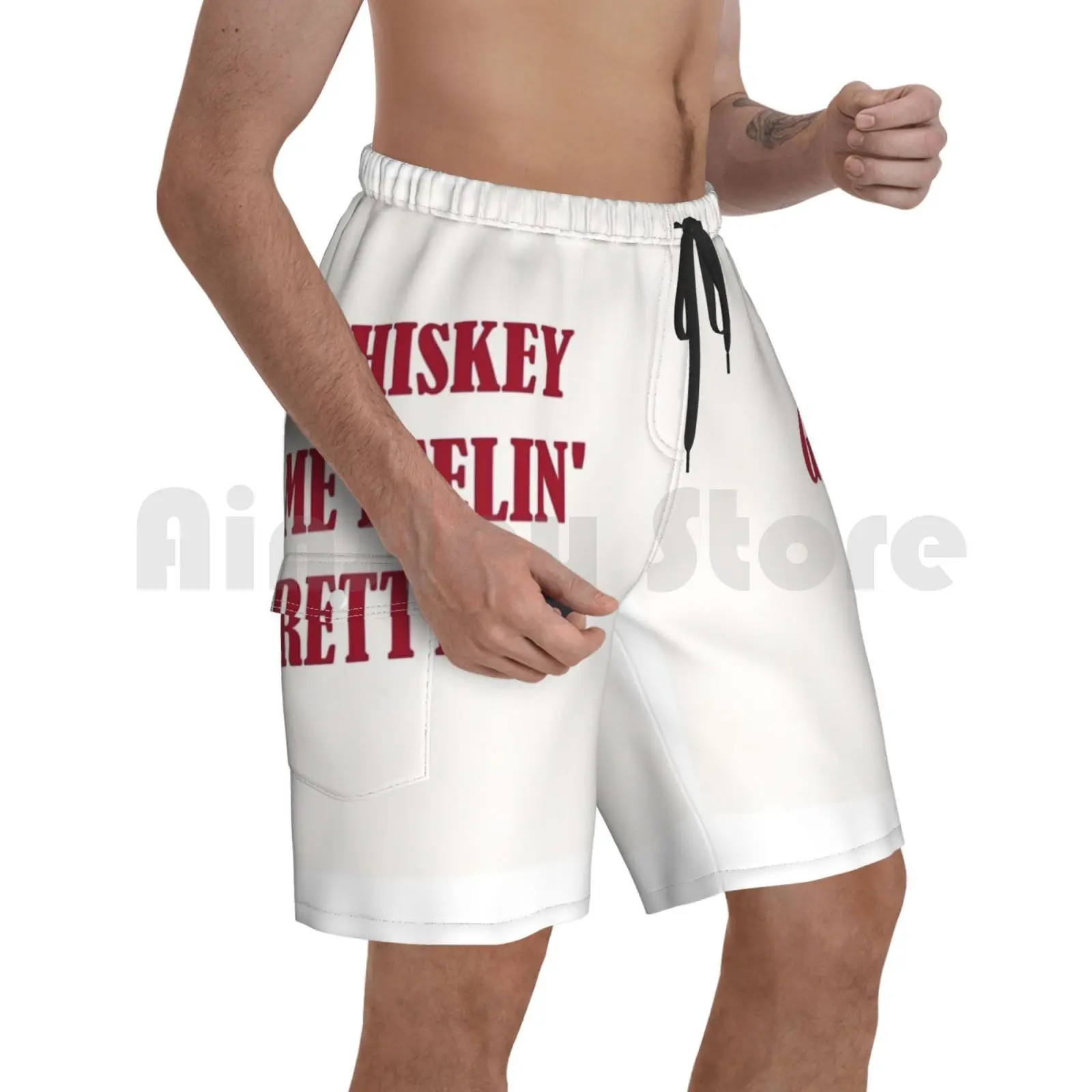 

Пляжные шорты выше песни выше музыка виски красивый топ Wo мужские s мужские унисекс