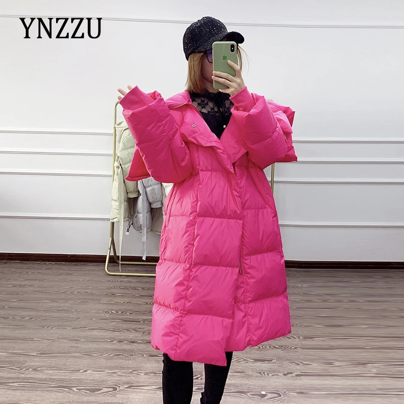 INKEO-abrigo largo y esponjoso con capucha para mujer, ropa cálida de moda, color rosa, elegante, color negro, novedad de invierno, 1O260, 2022