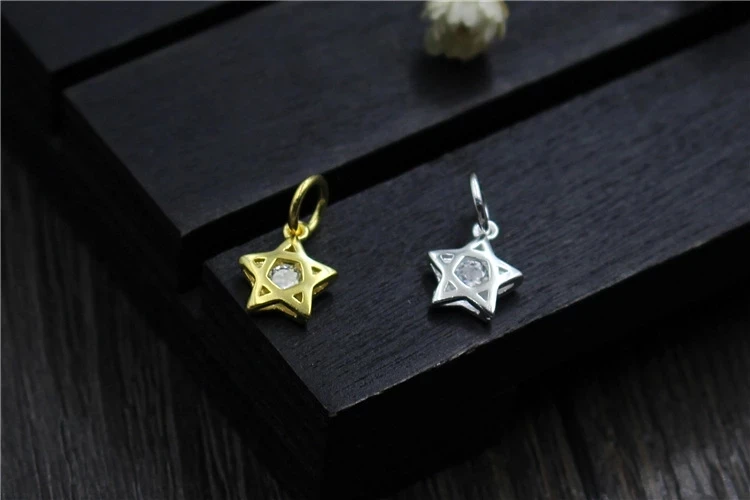 925 стерлингового серебра AAA циркон серьги с подвесками в виде Подвески украшения