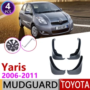 Для Toyota Yaris Vitz 2006  2011 XP90 Брызговик Брызговики Всплеск клапаном автомобильные аксессуары 2007 2008 2009 2010