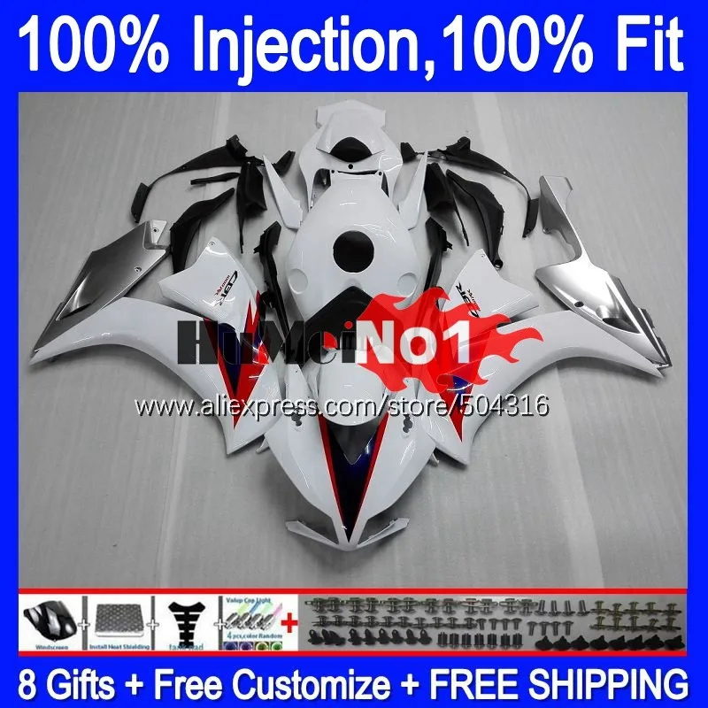 

Инъекция для HONDA CBR 1000RR 1000 CBR1000 RR 2012 2013 14 15 16 118MC.23 CBR1000RR 12 13 2014 2015 2016 обтекатель белый глянцевый