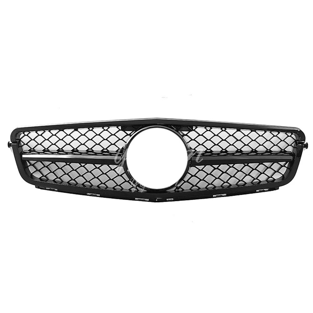 Подходит для Mercedes Benz C Class W204 2008 2009 2010 2011 2012 2013 2014 Передняя решетка AMG хром и