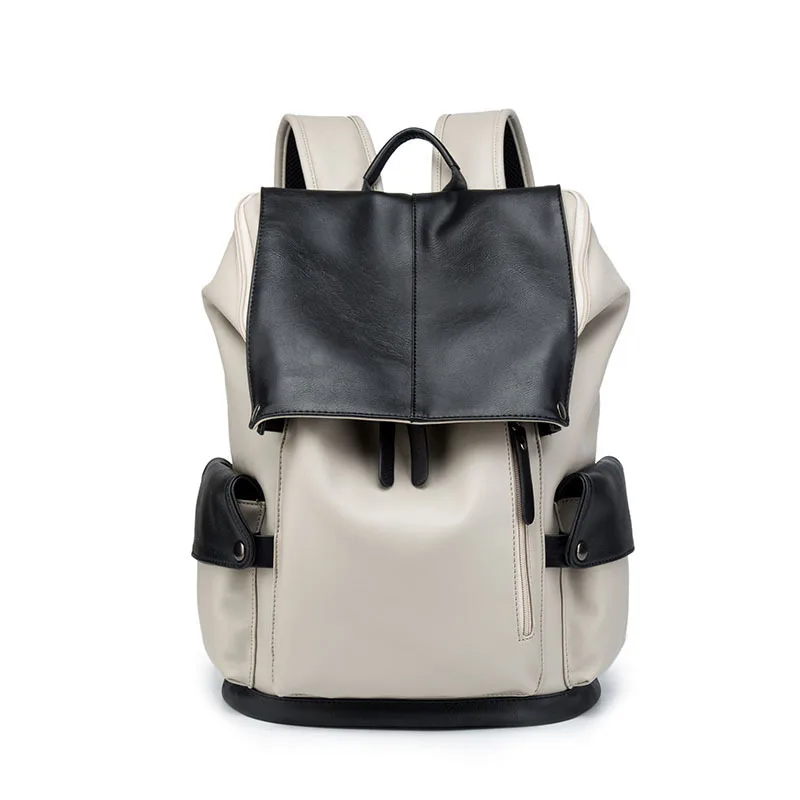 

Designer Backpacks Schulrucksack Junge Luxury Men Torba Na Laptopa 15 6 Bagpacks For Men Patchwork Rucksack Beige White Backpack