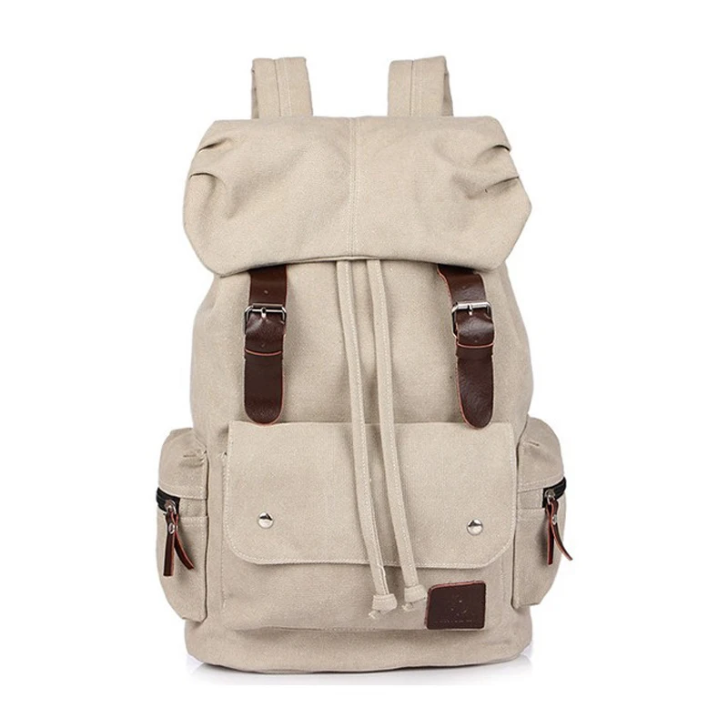 Новинка 2021 вместительный рюкзак мужской винтажная Холщовая Сумка на плечо