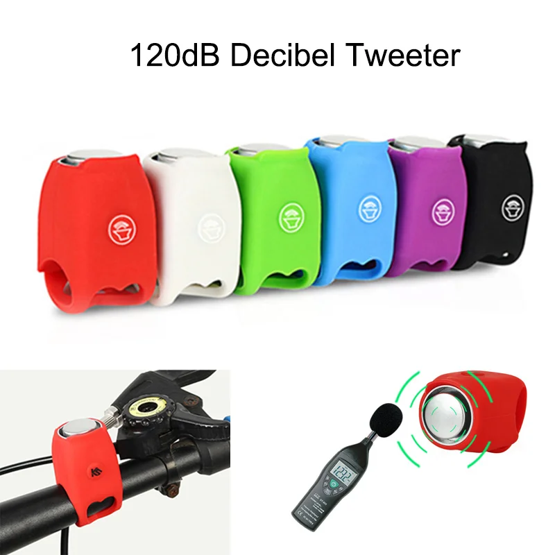 Велосипедный звонок 120 дБ водонепроницаемый Электрический гудок портативный