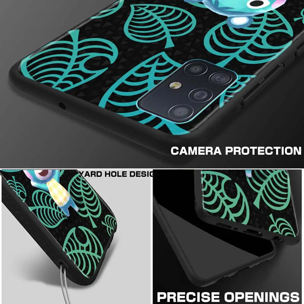 

Game Animal Crossing Phone Case For Samsung Galaxy A51 A71 A21s A31 A41 A11 A91 A21 A01 A51 A71 5G Silicone Cover Coque Fundas